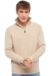 Cashmere men chunky sweater olivier natural beige natural brown 2xl