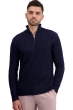 Cashmere men chunky sweater taurus dress blue 4xl
