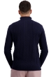 Cashmere men chunky sweater taurus dress blue xl