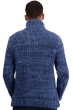 Cashmere men chunky sweater togo indigo manor blue azur blue chine 4xl