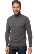 Cashmere men chunky sweater torino first dark grey m