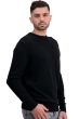 Cashmere men chunky sweater touraine first black m
