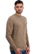 Cashmere men chunky sweater touraine first tan marl m