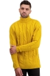 Cashmere men chunky sweater triton mustard xs