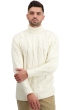 Cashmere men chunky sweater triton natural ecru 2xl