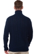 Cashmere men chunky sweater villepinte dress blue l