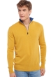 Cashmere men henri mustard lapis blue s