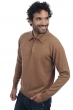 Cashmere men polo style sweaters alexandre camel chine 