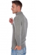 Cashmere men polo style sweaters artemi grey marl xs