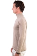 Cashmere men polo style sweaters cilio black natural stone xl