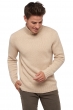 Cashmere men roll neck achille natural beige xl