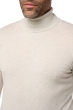 Cashmere men roll neck tarry first fluo white l