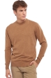 Cashmere men round necks nestor camel chine 