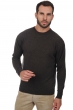 Cashmere men round necks nestor marron chine 