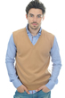 Cashmere men v necks balthazar camel 3xl