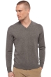 Cashmere men v necks hippolyte dove chine 