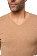 Cashmere men v necks tor first african camel 2xl