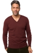 Cashmere men v necks tor first cinnabar 2xl