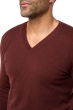 Cashmere men v necks tor first cinnabar 2xl