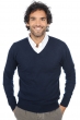 Cashmere men v necks tor first dress blue xl