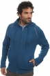 Cashmere men zip hood brandon canard blue matt charcoal 3xl