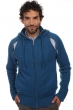 Cashmere men zip hood brandon canard blue matt charcoal xs