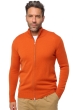 Cashmere men zip hood thobias first marmelade m