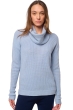 Yak ladies roll neck zenica sky blue s