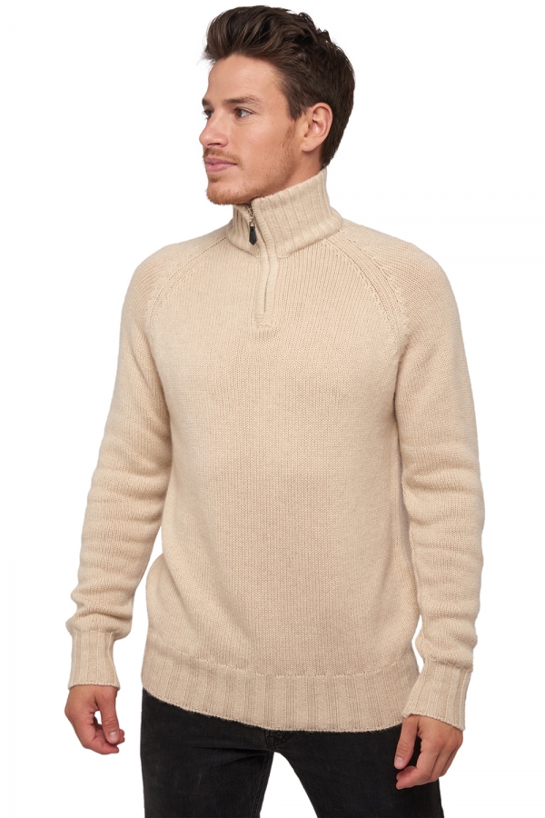  men chunky sweater natural viero natural beige 3xl