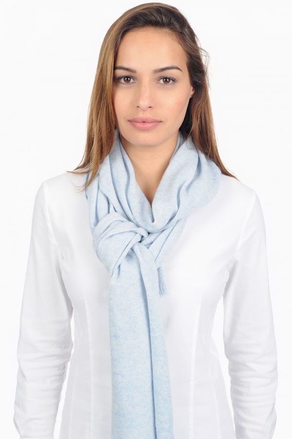 Cashmere accessories scarves mufflers miaou arctic 210 x 38 cm
