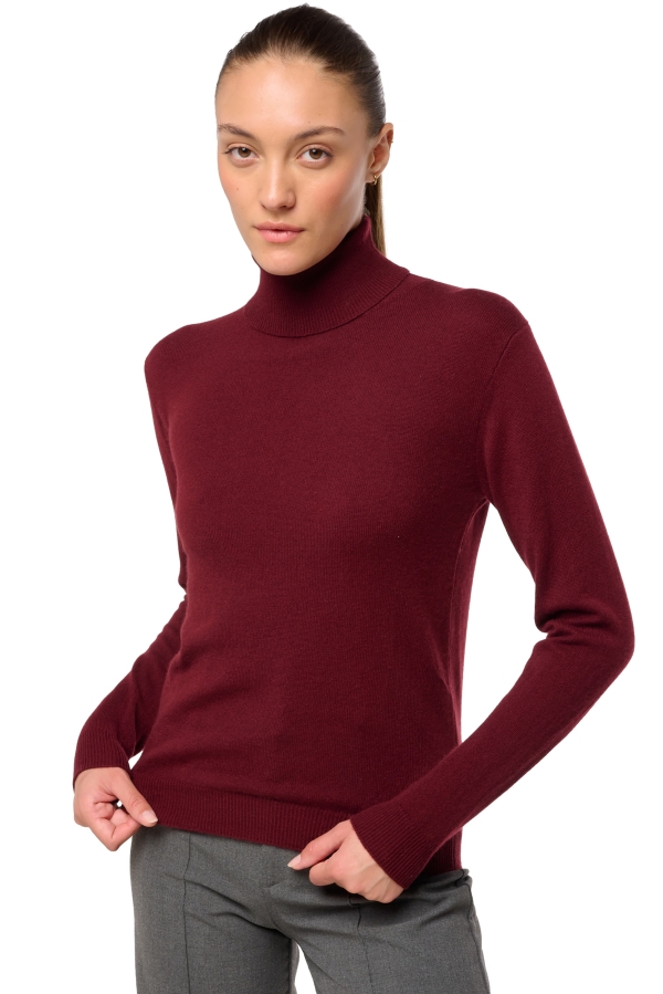 Cashmere ladies basic sweaters at low prices tale first deep violet xs