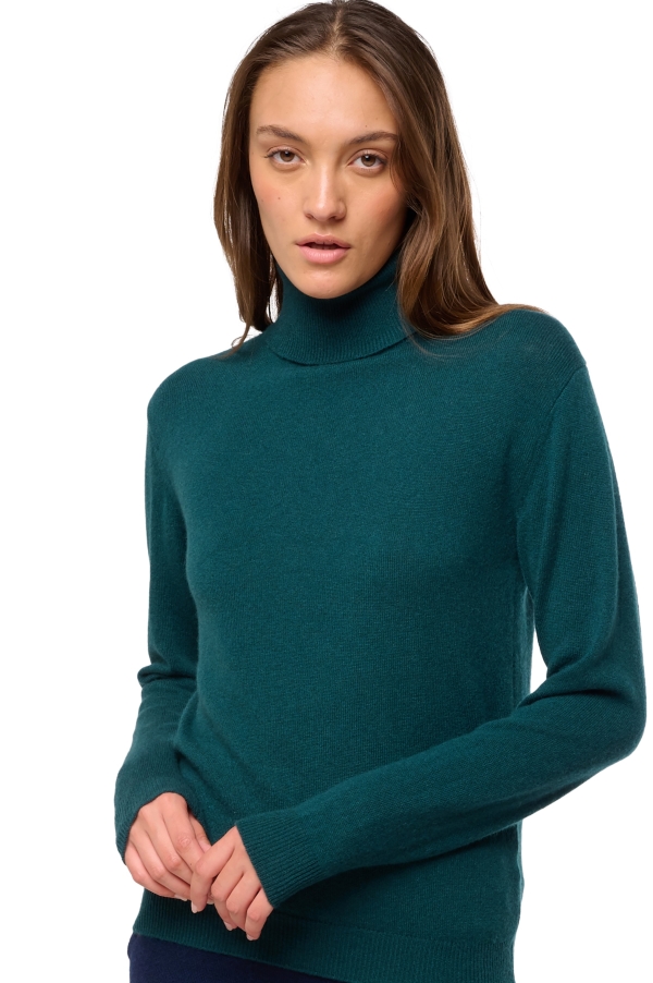 Cashmere ladies basic sweaters at low prices tale first vert emeraude 2xl