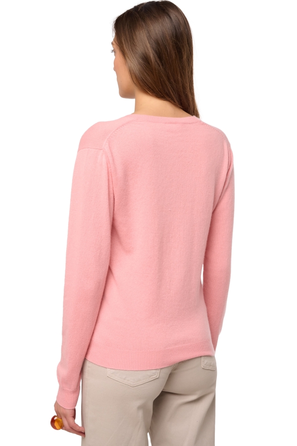 Cashmere ladies basic sweaters at low prices tessa first tea rose m