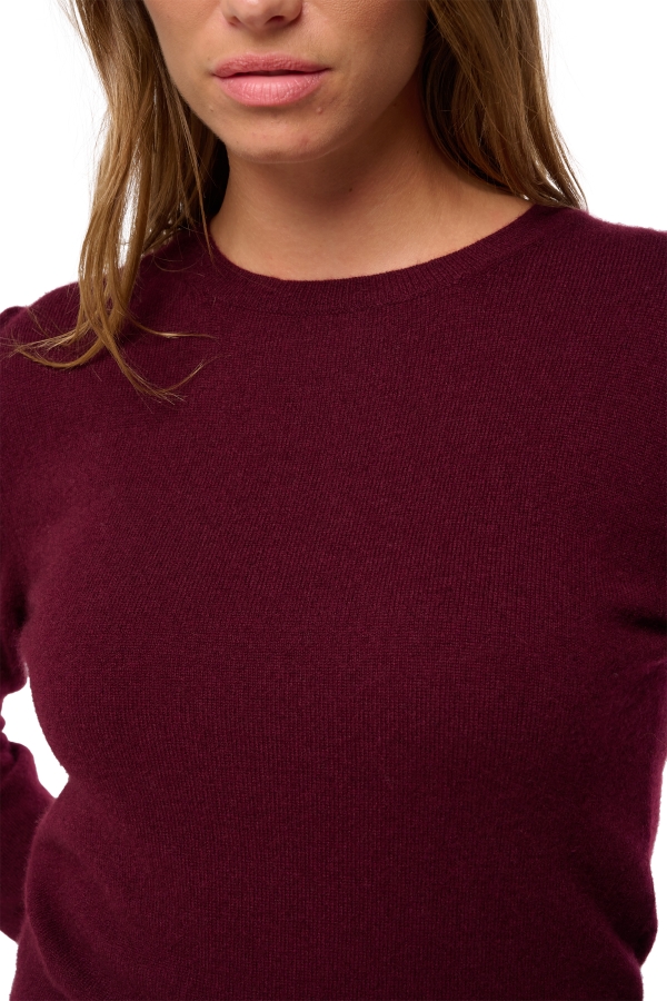 Cashmere ladies basic sweaters at low prices thalia first red wine 2xl