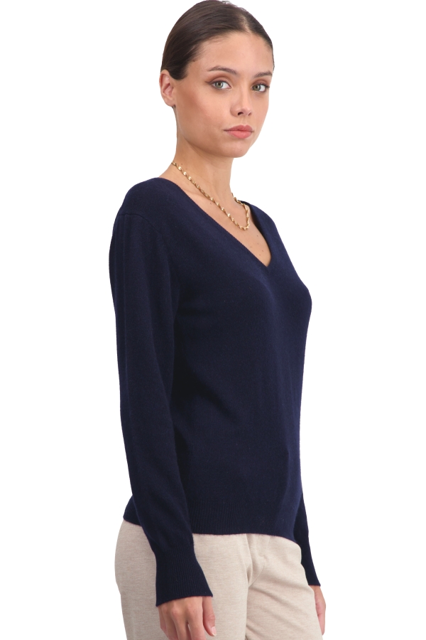 Cashmere ladies basic sweaters at low prices trieste first dress blue 2xl