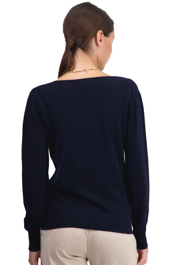 Cashmere ladies basic sweaters at low prices trieste first dress blue xl