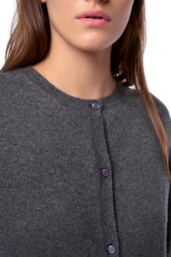 Cashmere ladies basic sweaters at low prices tyra first dark grey 2xl