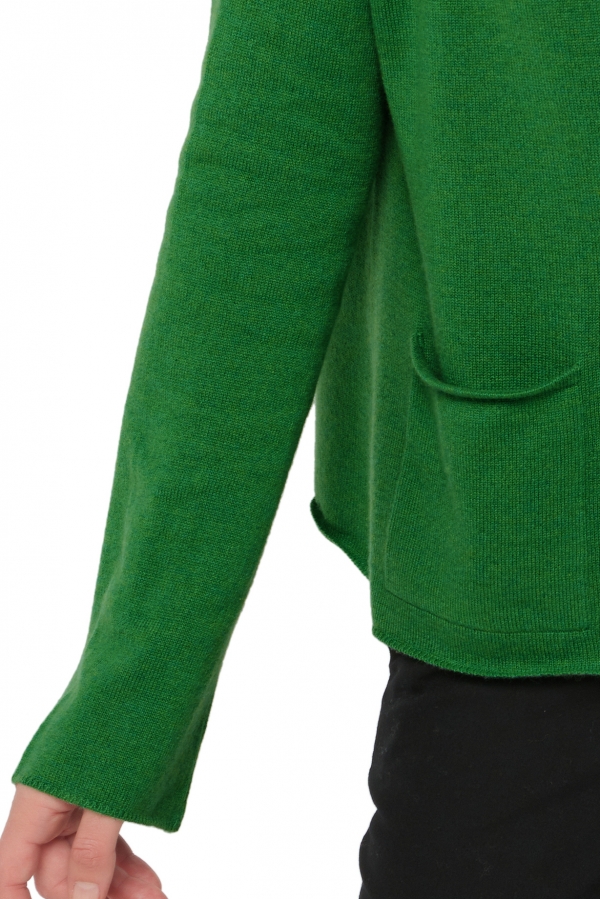 Cashmere ladies cardigans chana basil s3