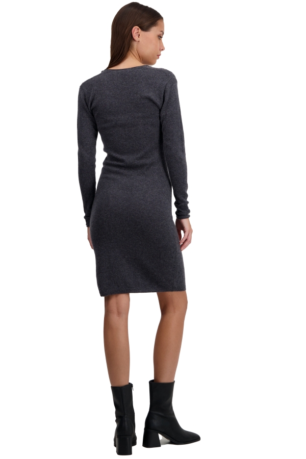 Cashmere ladies dresses trinidad first charcoal marl m