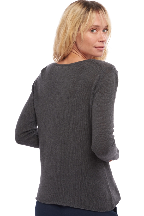 Cashmere ladies flavie matt charcoal 2xl