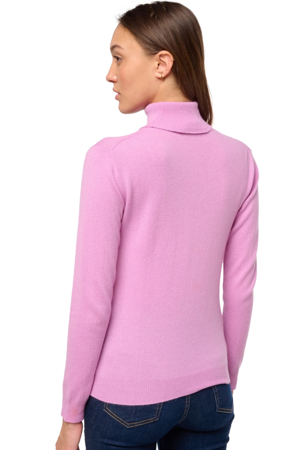 Cashmere ladies roll neck tale first winter rose m