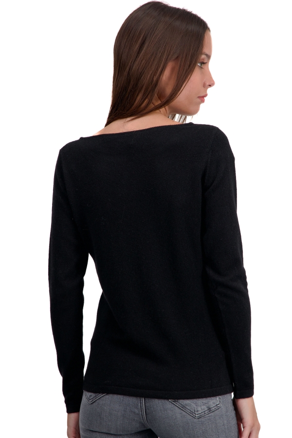 Cashmere ladies round necks tennessy first black l