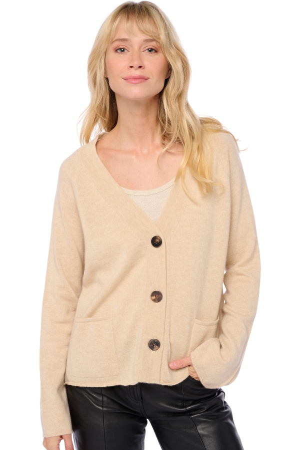 Cashmere ladies spring summer collection chana natural beige s4