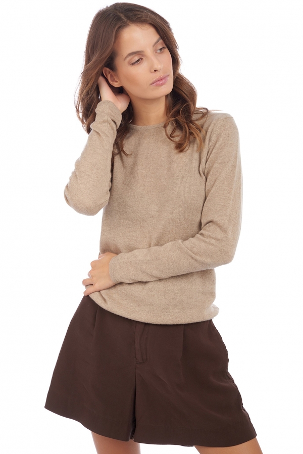 Cashmere ladies spring summer collection line natural brown 3xl