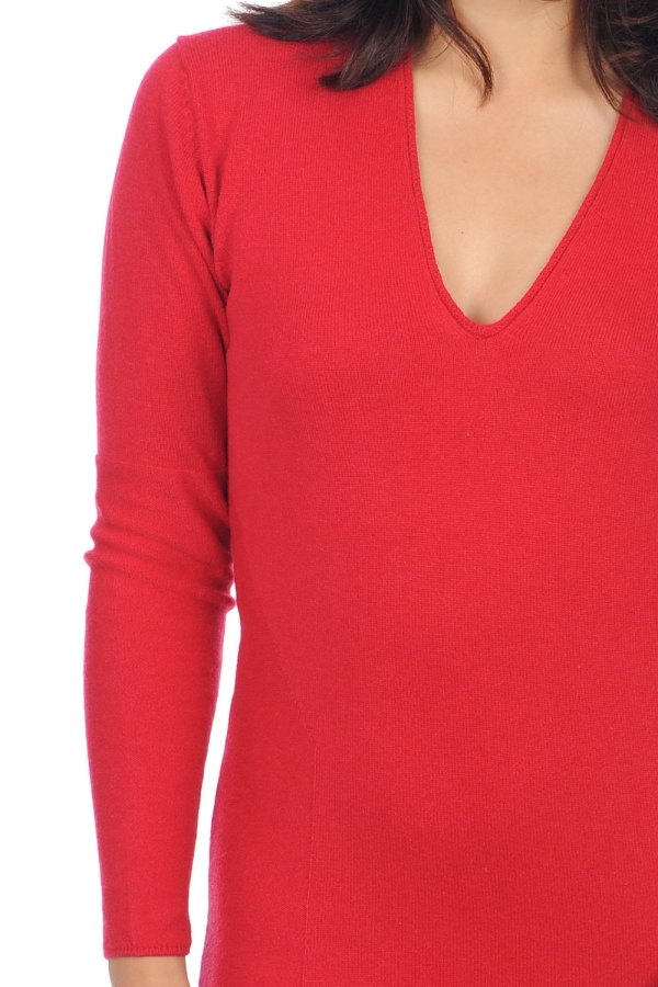 Cashmere ladies spring summer collection rosalia blood red m