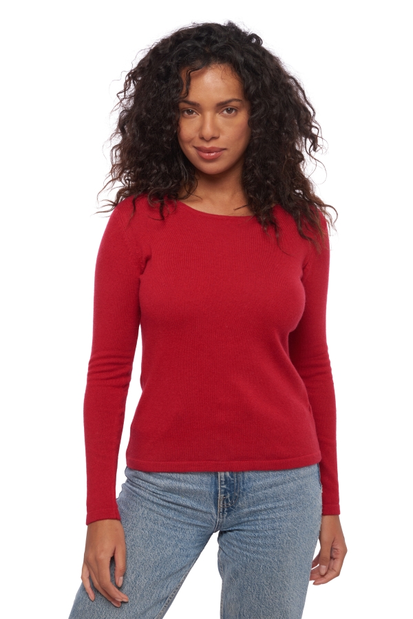 Cashmere ladies spring summer collection solange blood red 3xl