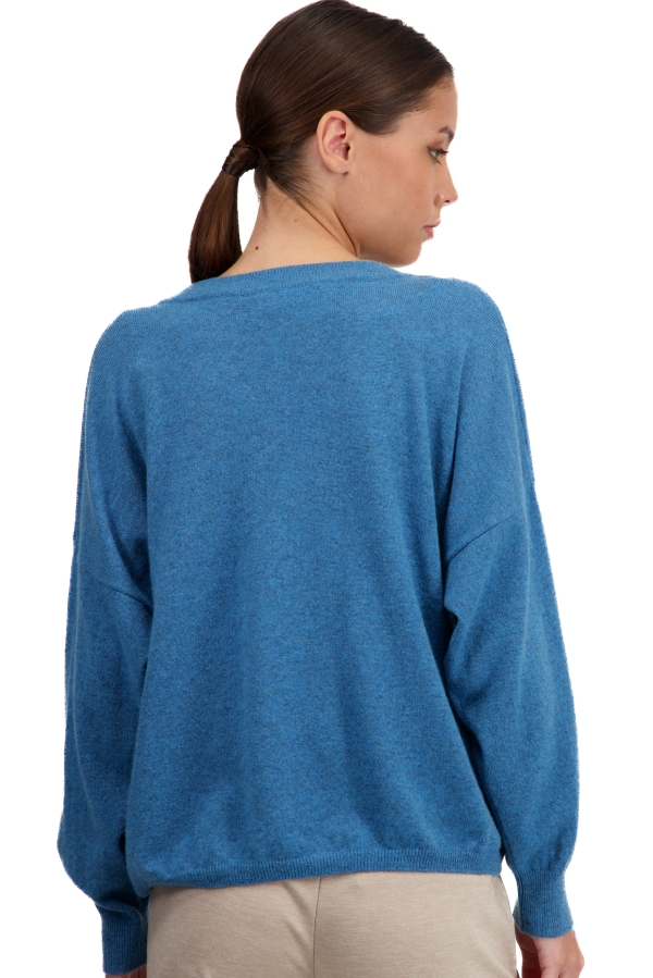 Cashmere ladies spring summer collection theia manor blue xs