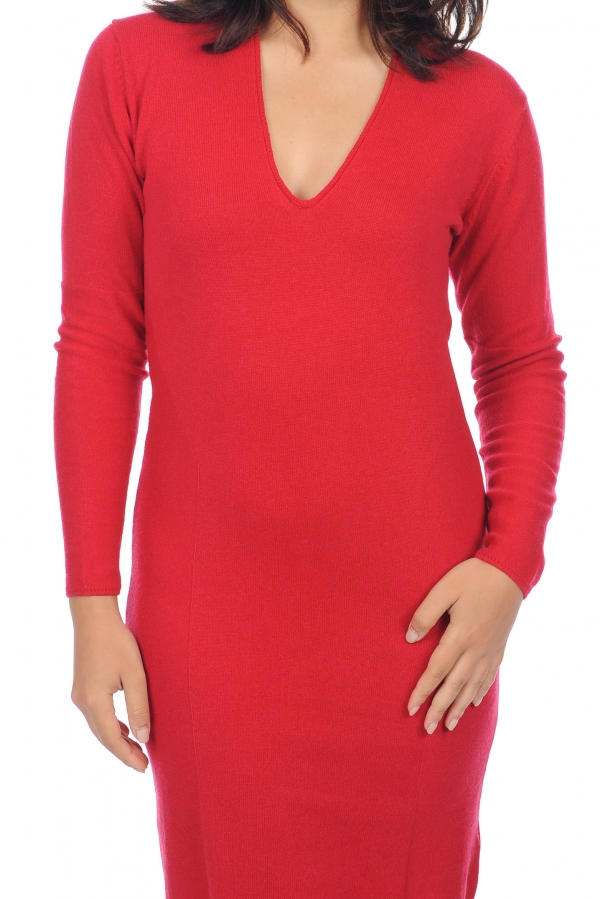 Cashmere ladies timeless classics rosalia blood red xs