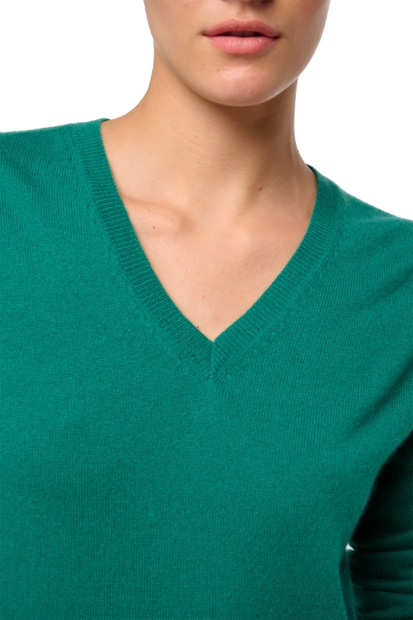 Cashmere ladies v necks tessa first botanical s