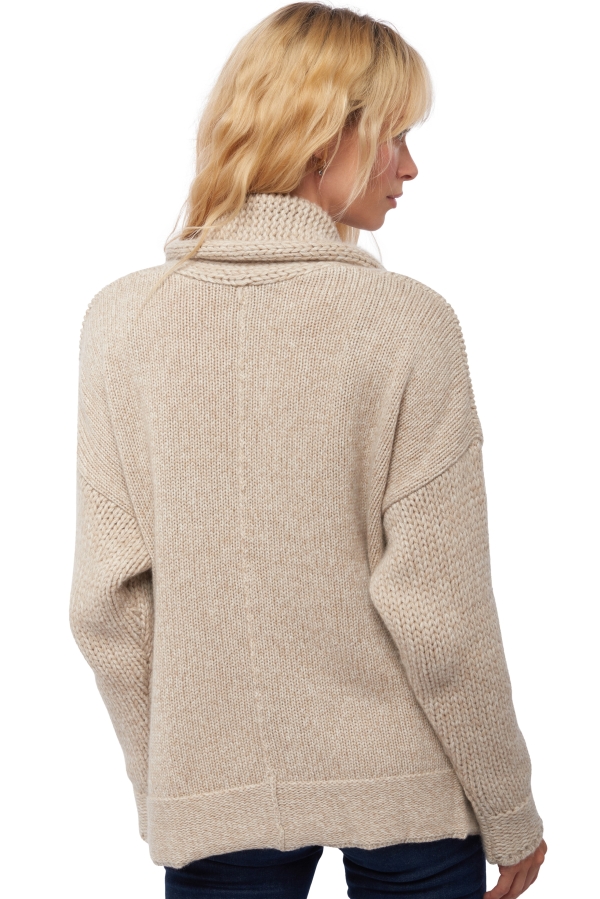 Cashmere ladies vienne natural ecru natural stone l